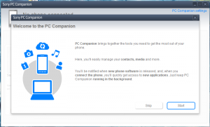 Sony PC companion